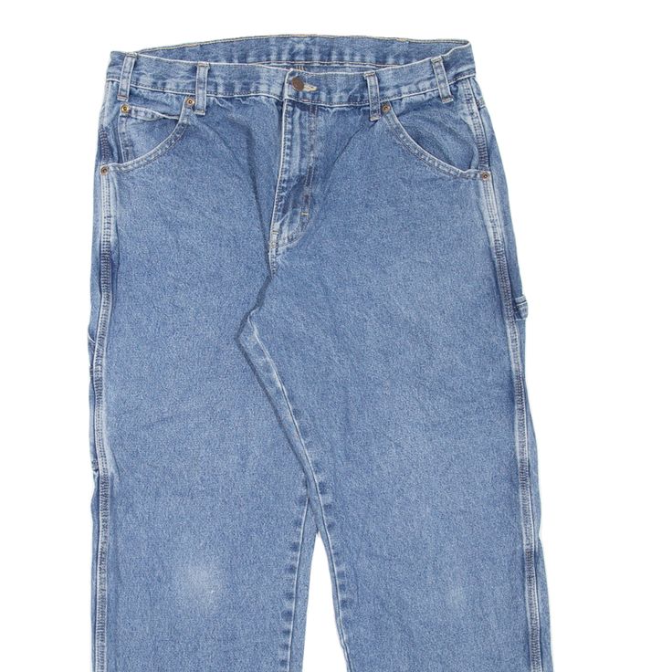 DICKIES Carpenter Workwear Mens Jeans Blue Regular